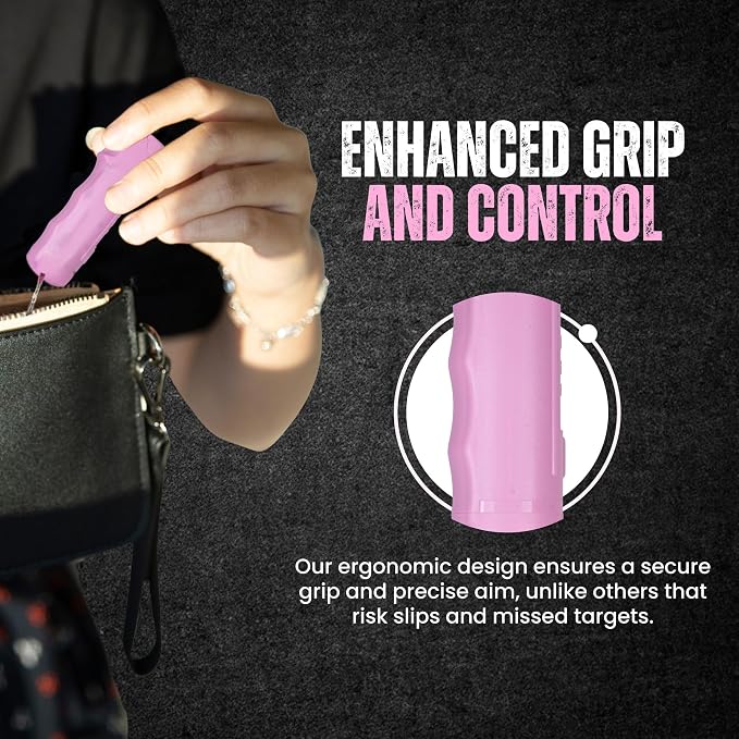 Police Magnum Personal Safety Alarm & Pepper Spray Combo Self Defense Pack for Women- Loud 135db Siren with Light & Max Strength Flip Top Pepper Spray Protection - Image 4
