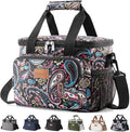 Lifewit Medium Lunch Bag, Insulated Lunch Box, Soft Cooler Cooling Tote for Adult Men Women, Paisley 12-Can (9L) by Lifewit