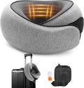 Travel Neck Pillow, Memory Foam Neck Support for Airplane, Car & Office, Breathable Portable Design with Eye Mask, Earplug Holder & Carry Bag, for Men&Women by OrganizeItSimplifyYourSpac