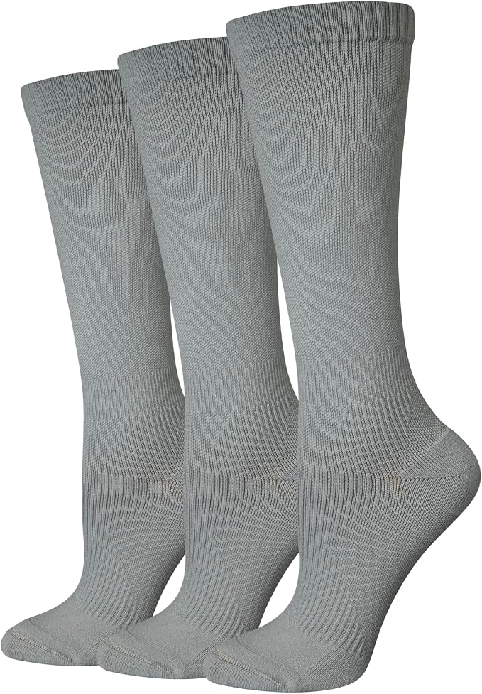 Amazon Essentials Women's Knee High Graduated Non-Medical Compression Socks with Arch Support, Daily Wear by AmazonEssentials