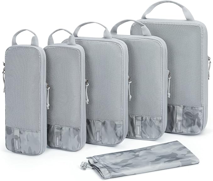 BAGSMART Compression Packing Cubes for Travel Essentials | 14 Set /6 Set /4 Set/2 Set, Lightweight, Durable by BAGSMART