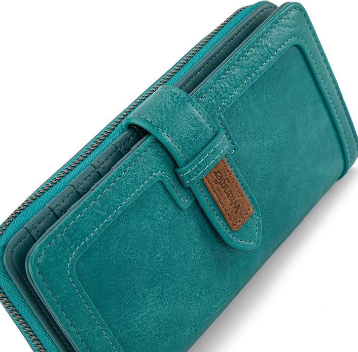X Wrangler Women's Wallets Bifold Wristlet Wallets for Women Large Capacity Credit Card Wallet with ID Window - Image 4