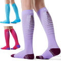CS CELERSPORT 3/4 Pairs Compression Socks for Men Women Size 6-12 | Knee High Support Socks for Running Nurses Pregnancy Travel Daily Wear by CSCELERSPORT