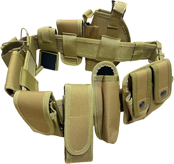 Police Security Duty Belt Modular Equipment Law Enforcement Hunting Game Versatile Utility Adjustable by BargainCrusader