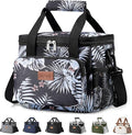 Lifewit Medium Lunch Bag, Insulated Lunch Box, Soft Cooler Cooling Tote for Adult Men Women, Flower 12-Can (9L) by Lifewit