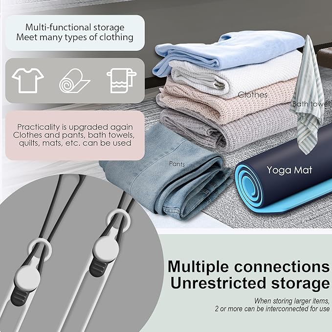 16Pcs Silicone Cable Ties, Cord Organizer Cable Management-2Sizes | Reusable Cord Ties for Electronics, Office Desk Accessories, Home Travel Essentials, Easy to Use, 4.2" and 7.1"-2 Colors - Image 4