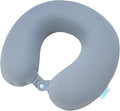 Bliss Neck Pillow Lightweight U-Shaped High Density Memory Foam | Structured Support for Rest on Flights, Car Rides or at the Office, Snap Closure Clips to Your Bag for Easy Carrying by Bliss