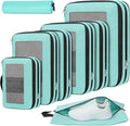 Compression Packing Cubes for Travel, Lightweight Vacation Travel Essentials, Travel Accessories for Suitcase Organizer Bags Set, Durable Luggage Organizer by PREZON