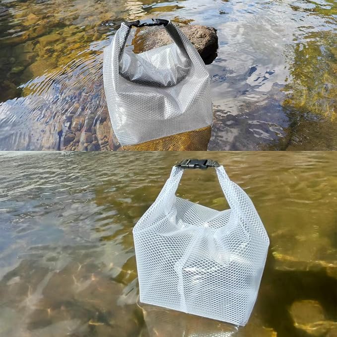 Cosmetic storage bag with dry and wet separation, wash bag, hand-held bag, portable storage bag, simple style,suitable for travel, fitness, swimming, outdoor rafting (White+Gray, Carry-On 20-Inch) - Image 9