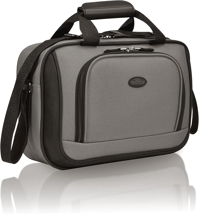 U.S. Traveler Rio 14" Travel Tote Bag, Lightweight 1200D Carry-On Bag for Women & Men by USTraveler