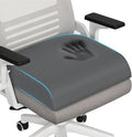 TranquilRelax XL Memory Foam Seat Cushion for Office Chair, 3.35-Inch, Gray | Medium-firm Support for Long Sitting, Washable Mesh Cover, Non-slip Base, Perfect for Car Seats & Short Drivers by Unknown