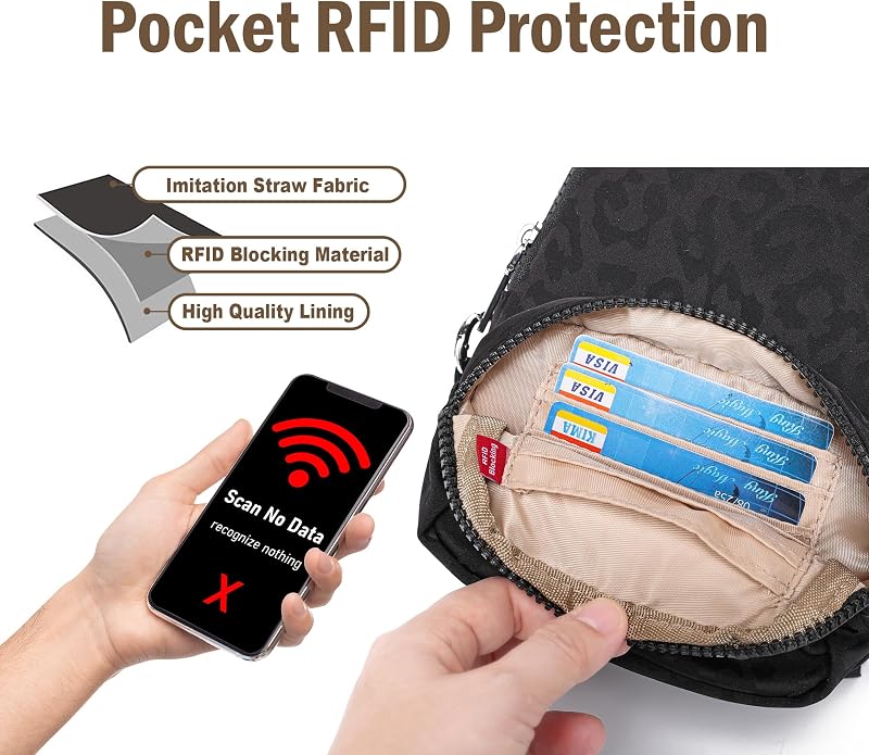 NEICOA Small Anti Theft Crossbody Bags for Women Lightweight RFID Sling Bag | Nylon Travel Purse for Daily Casual Use - Image 5
