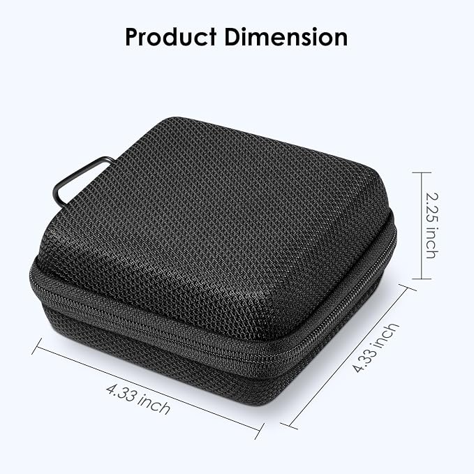 FINPAC Charger Case for MacBook, Small Electronic Organizer Pouch Bag | Portable Travel Storage for MacBook Power Adapter, Laptop Accessories, Magic Mouse, USB Drives, Gadgets, Black - Image 2