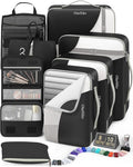 OlarHike 8 Set Packing Cubes for Travel,Gifts for Women Mom,Anti-Tearing Suitcase Organizer,with Over 1000 pcs Mesh Holes,Vacation Essentials & Accessories for Cruise Ship by OlarHike