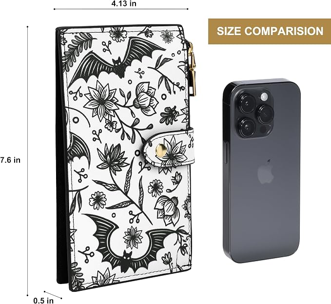 Travelambo RFID Wallet Women Large Size Bifold Multi Card Wallet Case with Zipper Pocke Credit Card Holder for Women - Image 2