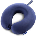 Travel Pillow Memory Foam - Head Neck Support Airplane Pillow for Traveling, Car, Home, Office, Travel Neck Flight Pillow with Attachable Snap Strap Soft Washable Cover by Fabuday