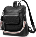 GAEKEAO Backpack Purse for Women PU Leather Anti-theft Backpack Ladies Convertible Large Travel Designer Fashion Shoulder Bag by GAEKEAO