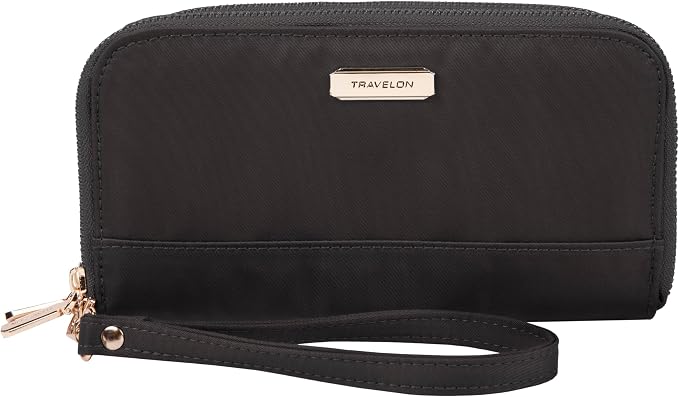 Travelon RFID Blocking Double Zip Wallet by Travelon