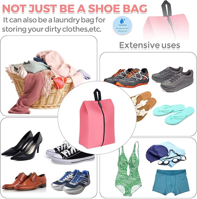 YAMIU Packing Cubes for Suitcases, 7 Pcs luggage organizer bags with Shoe Bag, 2 Waterproof Travel Toiletry Bags, Travel Cubes for Travel Essentials Travel Accessories - Image 7