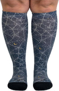 Crazy Compression Socks, Comfortable Support Socks for Recovery, Travel, Hiking, and Long-Hour Comfort w/Fun Designs by CrazyCompression