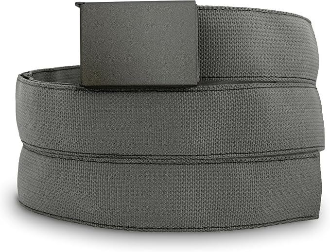 Gear Cache Belt™ Hidden-Pocket EDC Travel Belt | Full-length hidden pocket fits cash, tools or a 23-piece kit; MIL-SPEC nylon belt has a stainless buckle and bottle opener. by WAZOO%C2%AE