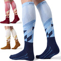 CS CELERSPORT 3/4 Pairs Compression Socks for Men Women Size 6-12 | Knee High Support Socks for Running Nurses Pregnancy Travel Daily Wear by CSCELERSPORT