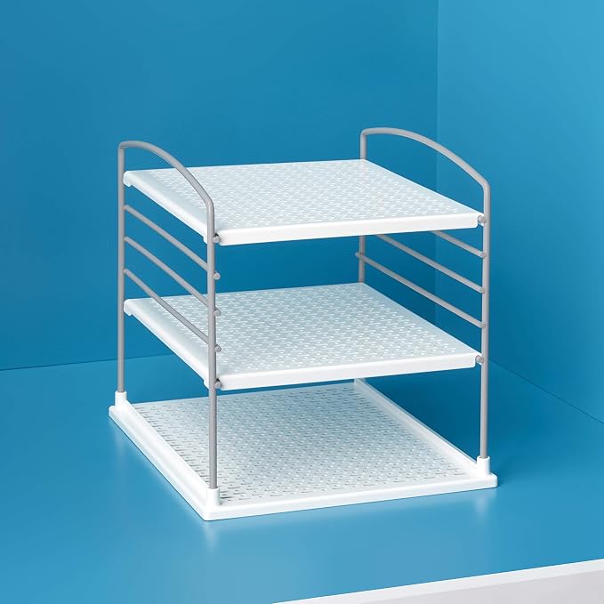 YouCopia UpSpace Adjustable Box Organizer for Foil Wrap and Kitchen Cabinet Storage, Original, White - Image 2