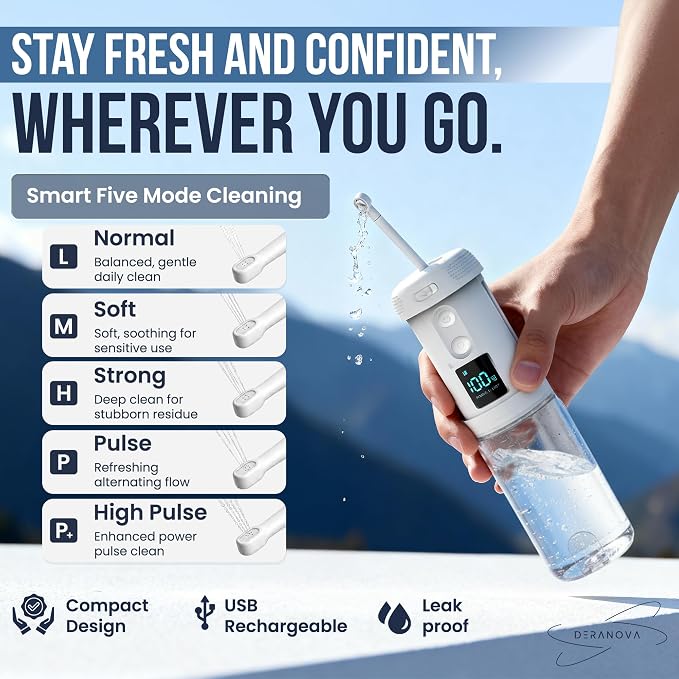 High-Pressure Portable Bidet for Travel – Electric, USB Rechargeable with Strong, Targeted Spray for a Clean Feel Anywhere, Waterproof & Ideal for Postpartum Care - Image 3