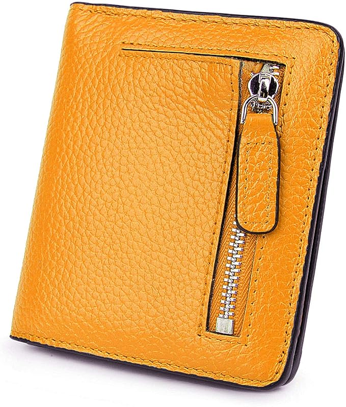 Small Leather Wallet for Women, Ladies Credit Card Holder RFID Blocking Women's Mini Bifold Pocket Purse by AINIMOER