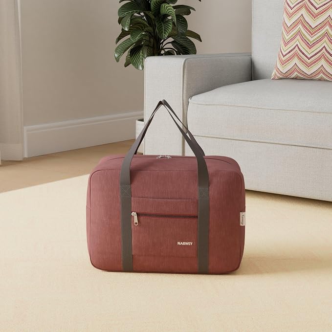 For Spirit Airlines Personal Item Bag Foldable Travel Duffel Bag Tote Carry on Luggage Duffle Overnight for Women and Men - Image 2