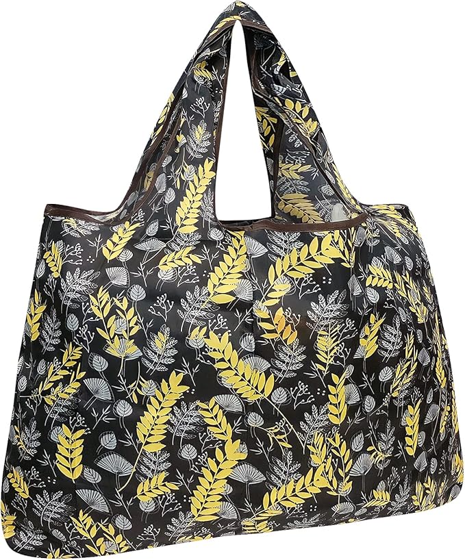 allydrew Large Foldable Tote Nylon Reusable Grocery Bags by allydrew