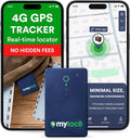 GPS Luggage Tracker for Suitcases TSA Approved, Android & iOS Compatible-Smart Tag with Bag Opening Alert - Real Time Tracking Device for Travel, Car, Trailer– Long Battery Life-Subscription Required by MyLoc8