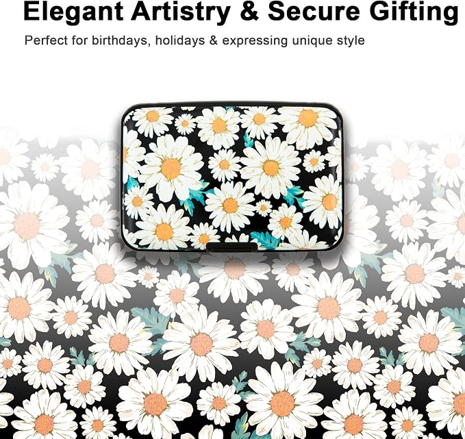 Credit Card Holder Small RFID Blocking Wallet Business Metal Slim Mini Aluminum Hard Case for Women Men - Image 7