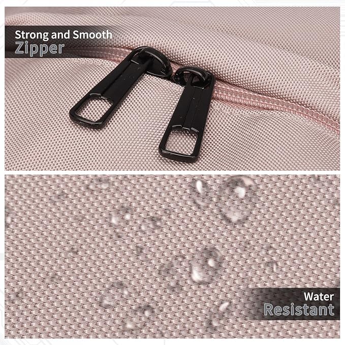 Laptop Backpack for Men & Women 15.6 Inch Office Anti Theft, Pink | Small Work Backpack Water Resistant with Luggage Strap Theft Proof Sleek Backpack Oxford Material for Commute, Work, Travel - Image 5