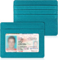 FINTIE Slim Minimalist Front Pocket Wallet RFID Blocking Credit Card Holder | Card Cases with ID Window for Men Women, Legacy Teal by Fintie