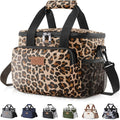 Lifewit Medium Lunch Bag, Insulated Lunch Box, Soft Cooler Cooling Tote for Adult Men Women, Leopard 12-Can (9L) by Lifewit