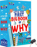 Book of Why Book Safe with Real Pages, Student Secret Compartment Items Storage Box with Classic Key Lock, Decorative Hidden Stash Box, Family Allowance Coin Bank, 9.3"x6.0"x2.3" by Ulixu