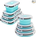 8 Collapsible Food Storage Containers, Silicone Collapsible Food Storage Containers, Collapsible Food Storage Silicone, Rv Collapsible Bowls, Collapsible Storage Containers for Food Camping by Unknown