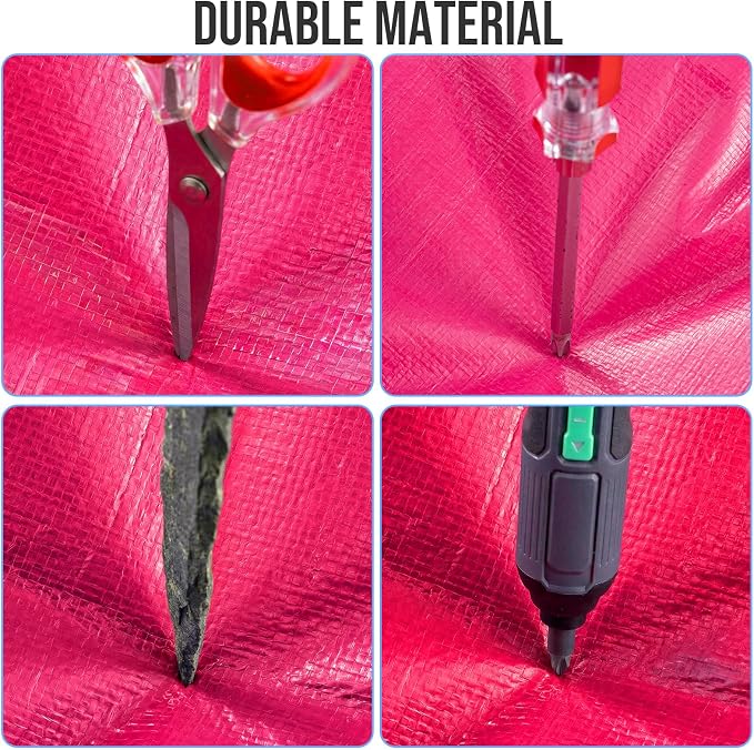 TAILI 8 Pack Pink Extra Large Moving Bags,Storage Bags with Visible Window | 93L Heavy Duty Totes For Storage,Wrap Around Handles,Alternative to Moving Boxes, College Dorm,Perfect for Moving - Image 9