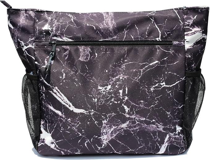 ESVAN Original Floral Tote Bag Large Shoulder Bag with Multi Pockets for Gym Travel Beach Daily Bags - Image 3