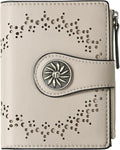 Tipmile Small Wallet for Women Bifold RFID Blocking Card Holder Leather Wallets with Zipper Coin Pocket by Tipmile