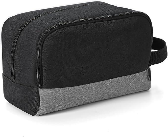 Elviros Travel Toiletry Bag for Men Hanging Dopp Kit Shaving Bag Toiletries Organizer Small Tool Medicine Hygiene Bag for Traveling Pouch(Dark Grey,Large) by Elviros