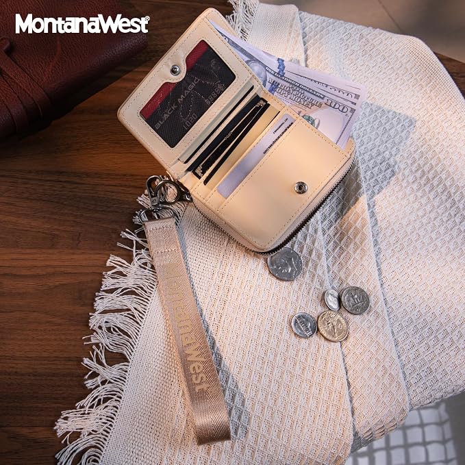 Montana West Small Wallet for Women Female Ladies with a Detachable Wristlet Women's Wallet with Rfid Blocking Lining Minimalist Lightweight & Easy to Carry - Image 5