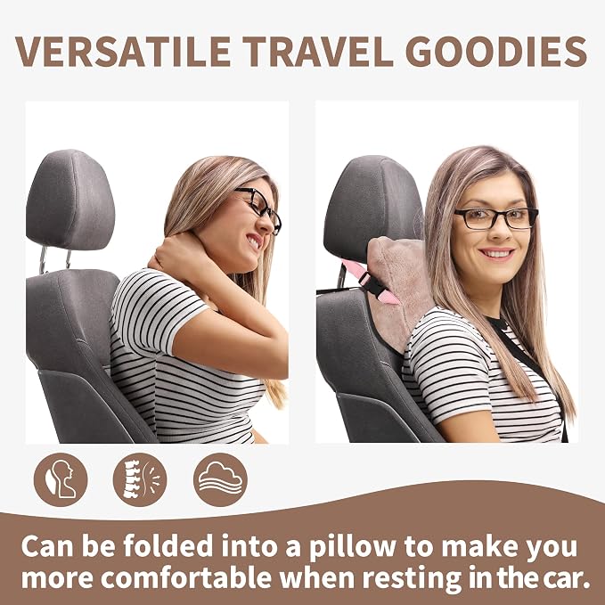 Tirrinia Travel Portable Blanket with Feet Pocket Airplane Office Poncho 4 in 1 Zippered Front Pocket Premium Cozy Fleece Blankets with Built-in Bag - Image 8