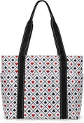 Tote Bag for Women with Laptop Compartment & Cup Holder,Nylon Bag for Work,Travel,Gym,Beach,Teacher,Nurse,School,Mom by HappiePeppie