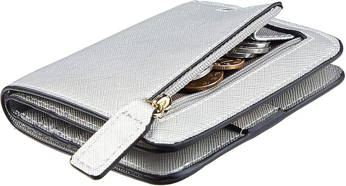Toughergun Women’s Small Slim Leather Wallet with RFID Protection, Compact Bifold Mini Purse with Clear ID Window by Toughergun