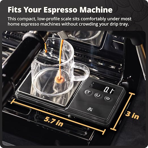 Greater Goods Digital Espresso Scale with 0.1g Precision, 750g Capacity | Precision Gram Scale for Dosing Shots, Real-Time Response, 6 Weighing Units, Instant Tare & Lid Doubles as a Weighing Tray - Image 2