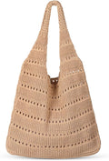 Sightor Crochet Tote Bag, Mesh Beach Bag Knit Summer Hobo Bag for Women | Beach Tote bag Vacation Outfits Aesthetic Boho Bag by Sightor