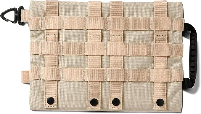 Pelican ModPak Storage Pouch - Travel Organizer - Large (Sand) | Modular fabric pouch with external attachment points for electronics, personal care and travel gear - Image 2