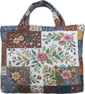 Women's Quilted Tote Bag – Lightweight Large Capacity Foldable for Travel | 20.87" L x 15.75" H by Unknown